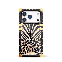 Load image into Gallery viewer, A luxury iPhone 17 Pro case with a golden animalier design by Maison Purity