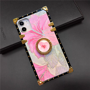 iPhone case with Ring "Pink Hibiscus" by PURITY™