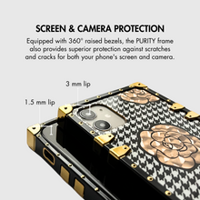 Load image into Gallery viewer, Houndstooth iPhone case "Chérie" by PURITY