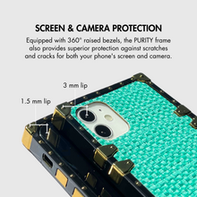 Load image into Gallery viewer, iPhone Case with Ring "Sublime" | Turquoise iPhone Case by PURITY