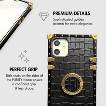 Load image into Gallery viewer, Samsung Case with Ring "Alpha" | Crocodile phone case | PURITY