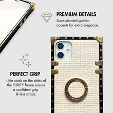 Load image into Gallery viewer, Samsung Case with Ring "Ecstatic" | White phone case | PURITY
