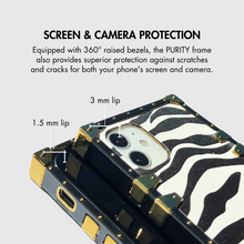Load image into Gallery viewer, Samsung Case with Ring "Instinct" | Zebra print phone case | PURITY