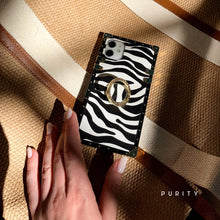 Load image into Gallery viewer, Samsung Case with Ring "Instinct" | Zebra print phone case | PURITY