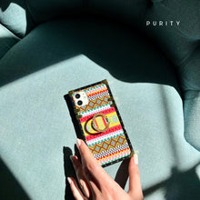 Load image into Gallery viewer, Samsung Case with Ring "Primitive" | Geometric phone case | PURITY