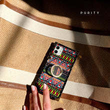Load image into Gallery viewer, Samsung Case with Ring "Tribal" | Geometric phone case | PURITY
