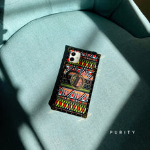 Load image into Gallery viewer, Samsung Case with Ring "Tribal" | Geometric phone case | PURITY