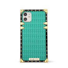Load image into Gallery viewer, iPhone Case with Ring "Sublime" | Turquoise iPhone Case by PURITY