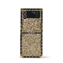 Load image into Gallery viewer, Pyrite - Golden glitter Samsung Galaxy Z Flip 6 Case by PURITY