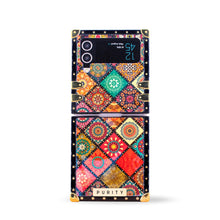 Load image into Gallery viewer, Arizona - Colorful Samsung Galaxy Z Flip 7 Case with geometric patterns by PURITY