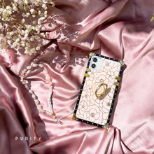 Load image into Gallery viewer, Square iPhone Case "Antheia" | Floral Phone Case | PURITY