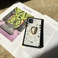 Load image into Gallery viewer, Square iPhone Case "Aura" | Floral Phone Case | PURITY