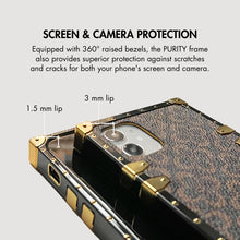 Load image into Gallery viewer, Square iPhone Case "Daphne" | Floral Phone Case | PURITY