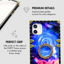 Load image into Gallery viewer, iPhone case "Cosmic Energy Ring" by PURITY™ | Square phone case