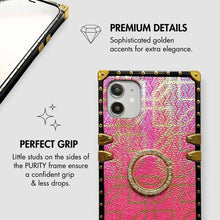 Load image into Gallery viewer, iPhone Case with Ring "Magenta" by PURITY™