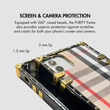 Load image into Gallery viewer, Samsung Case with Ring "British Luxe" | Checkered Phone Case | PURITY