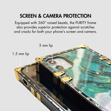 Load image into Gallery viewer, Samsung phone case &quot;Isabis Ring&quot; by PURITY™ | Green marble Samsung phone case
