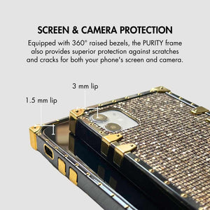 Samsung Galaxy Z Flip3 5G Square Case "Pyrite Ring" | PURITY™
