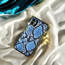 Load image into Gallery viewer, Samsung Case "Blue Rattlesnake" by PURITY™ | Blue snakeskin phone case for Samsung