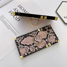 Load image into Gallery viewer, Samsung Case with Ring "Eastern Cobra" by PURITY™ | Snakeskin phone case for Samsung