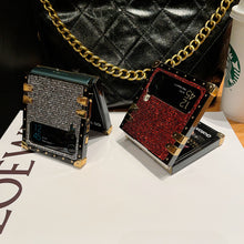 Load image into Gallery viewer, Ruby - Red glitter Samsung Galaxy Z Flip Case by PURITY