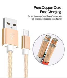 Charging Cable Gold | USB to Micro-USB | PURITY™