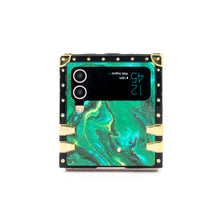 Load image into Gallery viewer, Isabis - Turquoise marble Samsung Galaxy Z Flip Case by PURITY