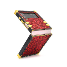 Load image into Gallery viewer, Ruby - Red glitter Samsung Galaxy Z Flip Case by PURITY