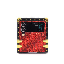 Load image into Gallery viewer, Ruby - Red glitter Samsung Galaxy Z Flip Case by PURITY