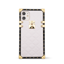 Load image into Gallery viewer, Motorola Case &quot;White Leather&quot;
