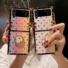 Load image into Gallery viewer, Samsung Galaxy Z Flip5 5G Square Case &quot;Infatuation Ring&quot; | PURITY™

