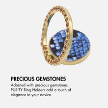 Load image into Gallery viewer, Blue Rattlesnake Ring Holder by PURITY

