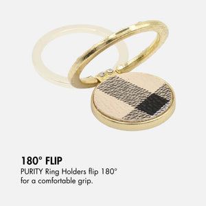 British Luxe Ring Holder by PURITY | Checkered ring holder