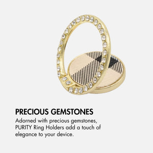British Luxe Ring Holder by PURITY | Checkered ring holder