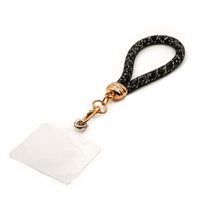 Load image into Gallery viewer, Cigno Nero - Elegant Black Phone Wristlet Strap by Maison Purity
