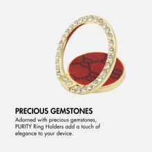Load image into Gallery viewer, Cranberry Ring Holder by PURITY | Red ring holder
