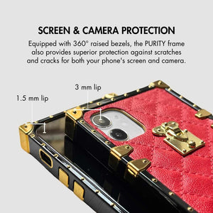 Google Pixel Case "Red Leather" | PURITY™
