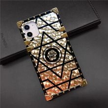 Load image into Gallery viewer, iPhone Case &quot;Emera&quot; by PURITY™ | Golden phone case | Square phone case
