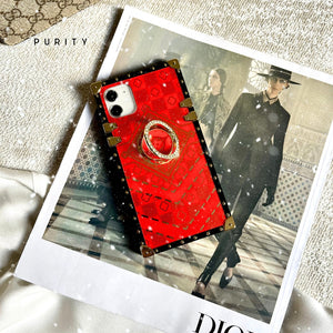 iPhone Case with Ring "Dear Santa" by PURITY
