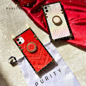 iPhone Case with Ring "Dear Santa" by PURITY