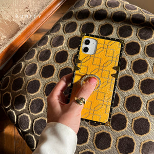 iPhone Case with Ring "Yellow" by PURITY™