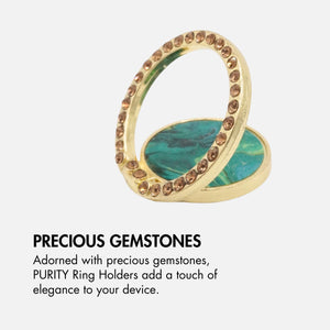 Isabis Ring Holder by PURITY | Turquoise marble ring holder