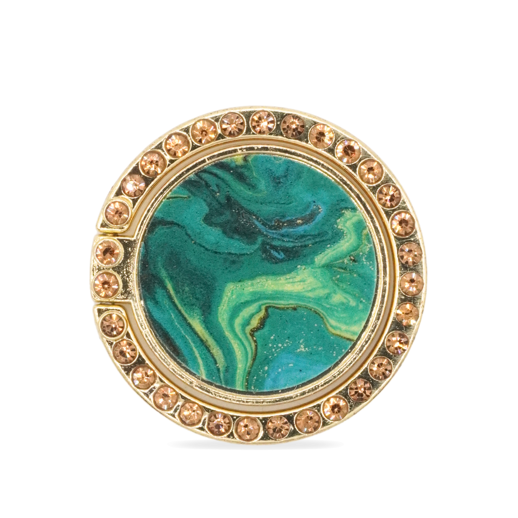Isabis Ring Holder by PURITY | Turquoise marble ring holder