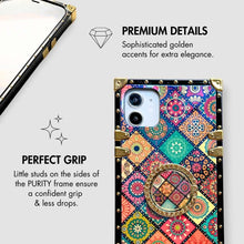 Load image into Gallery viewer, Motorola Case with Ring &quot;Arizona&quot; | Colorful Square Phone Case | PURITY
