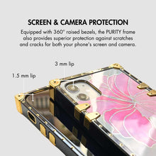 Load image into Gallery viewer, Motorola Case with Ring &quot;Pink Hibiscus&quot; | Pink Flower Square Phone Case | PURITY
