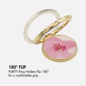 Pink Hibiscus Ring Holder by PURITY
