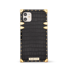 Load image into Gallery viewer, iPhone Case with Ring &quot;Alpha&quot; | Crocodile iPhone case by PURITY
