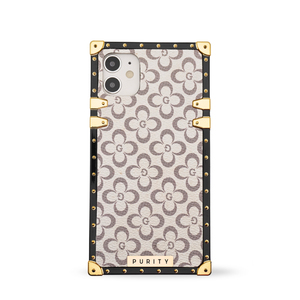 Square iPhone Case "Thyia" | Floral Phone Case | PURITY