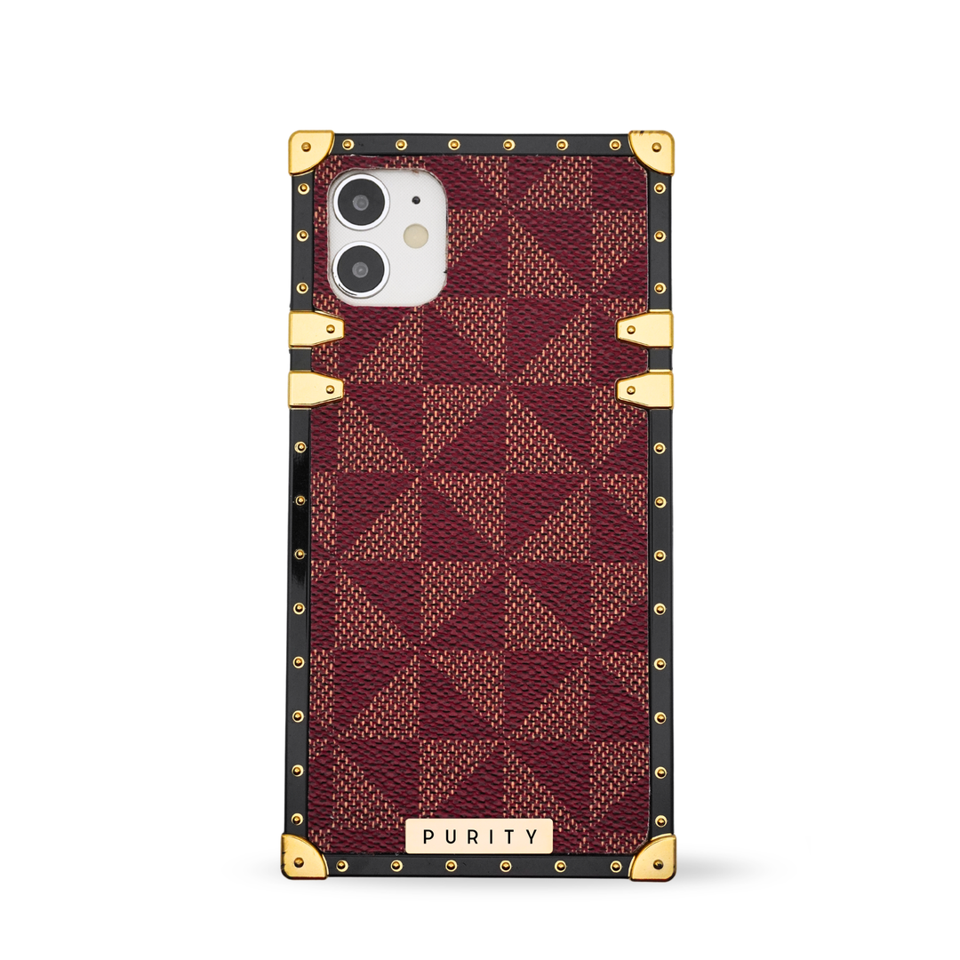 Pro Case Purity Iphone Case Burgundy Plaid IPhone 13 Pro Max Case Prestige By PURITY Pro Case Purity Iphone Case Burgundy Plaid IPhone 13 Pro Max Case Prestige By PURITY