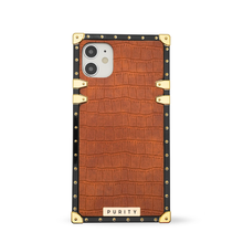 Load image into Gallery viewer, Samsung Case &quot;Copper&quot; | Crocodile Phone Case | PURITY™
